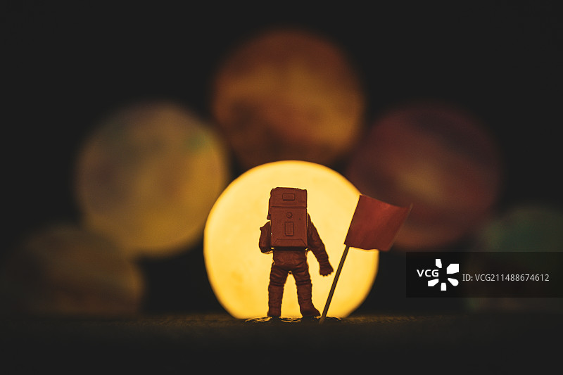 中国航天日，世界航天日，航天飞机、航天员、太空船、火箭、宇宙、航空，人类月球日，登月图片素材