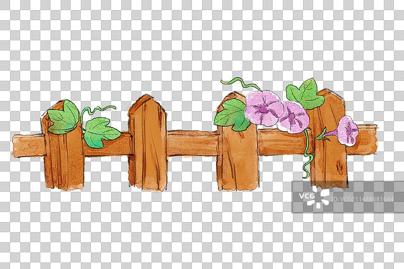 木栅栏图片素材