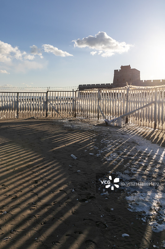 冬天的老龙头3图片素材