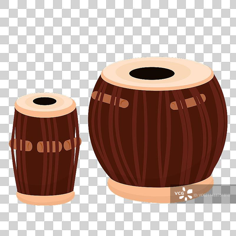 特写：印度传统塔布拉鼓图片素材