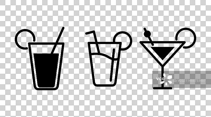 饮品图标合集图片素材