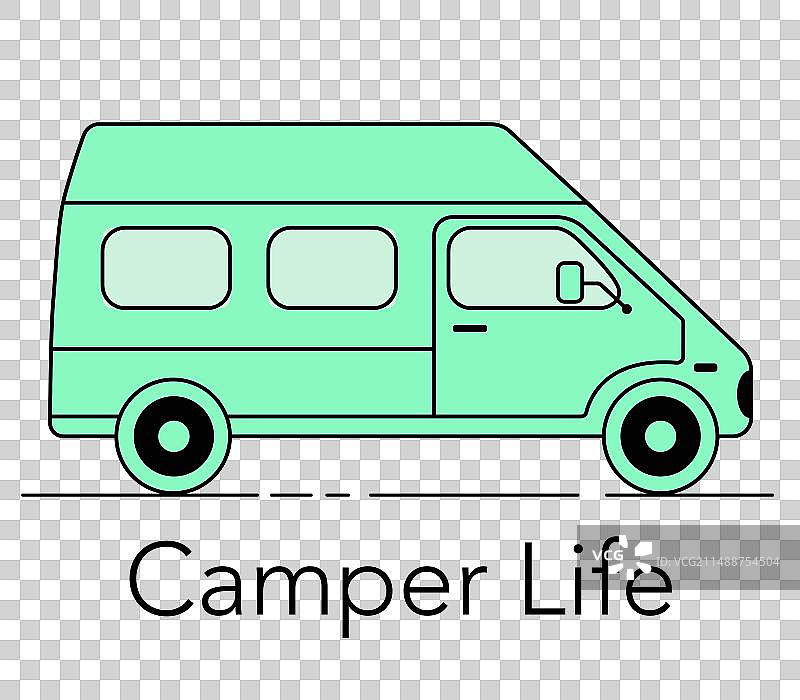 露营车生活图片素材