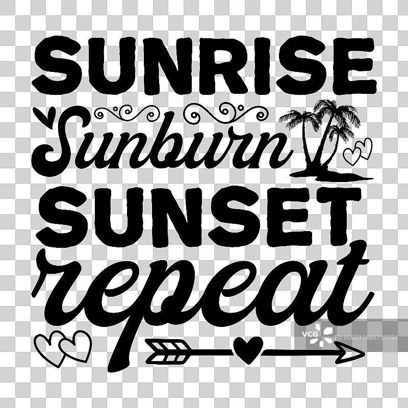 日出日落，周而复始图片素材