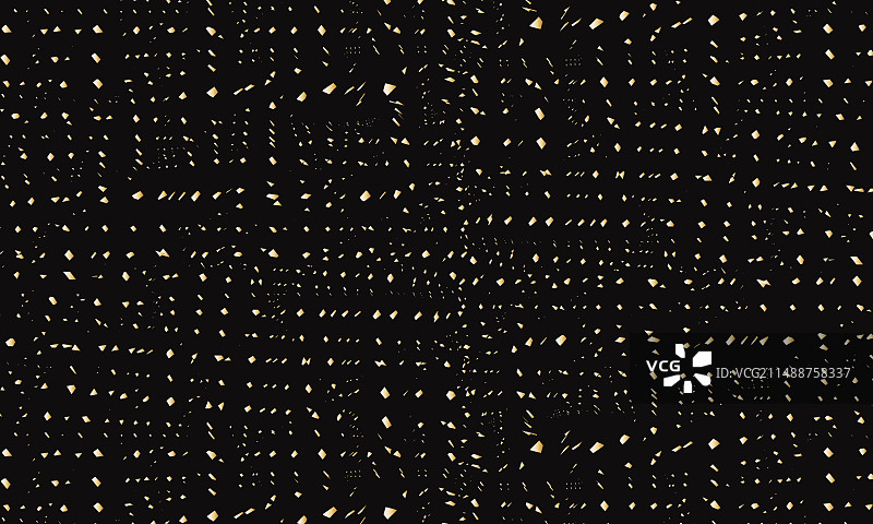 金色小碎片无序排列图片素材
