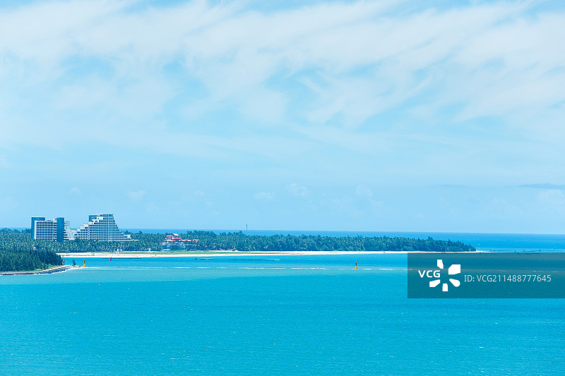 中国海南省文昌市高隆湾景观图片素材