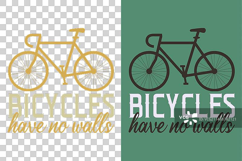 无墙自行车图片素材