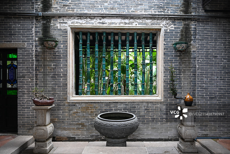 佛山梁园 岭南园林中的建筑特色图片素材