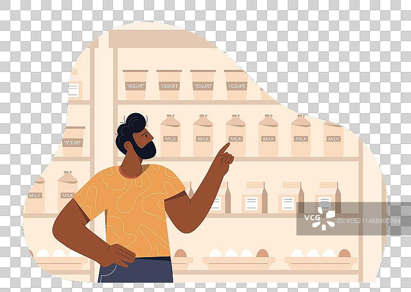 商店里的乳制品图片素材