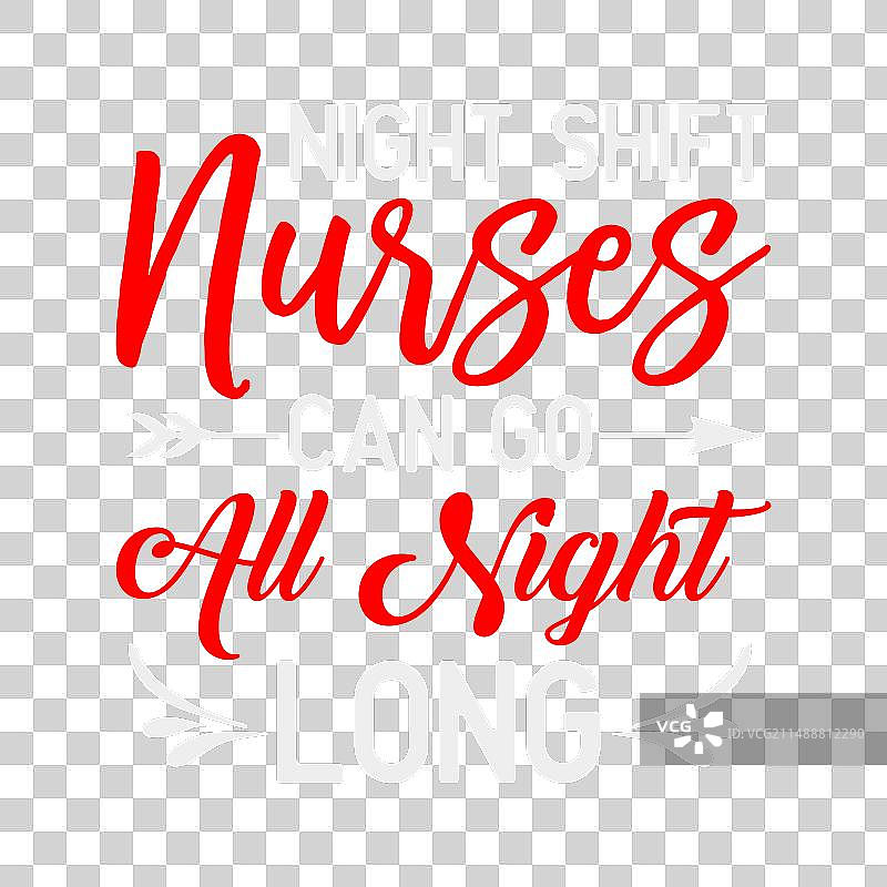 值夜班的护士们图片素材