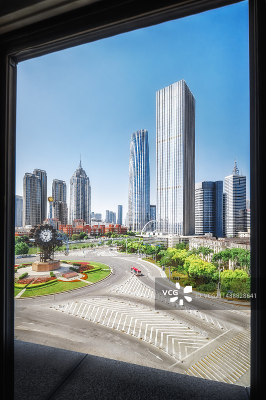 天津世纪钟图片素材