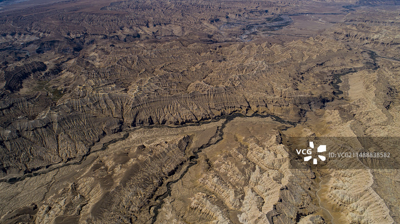 俯瞰札达土林图片素材