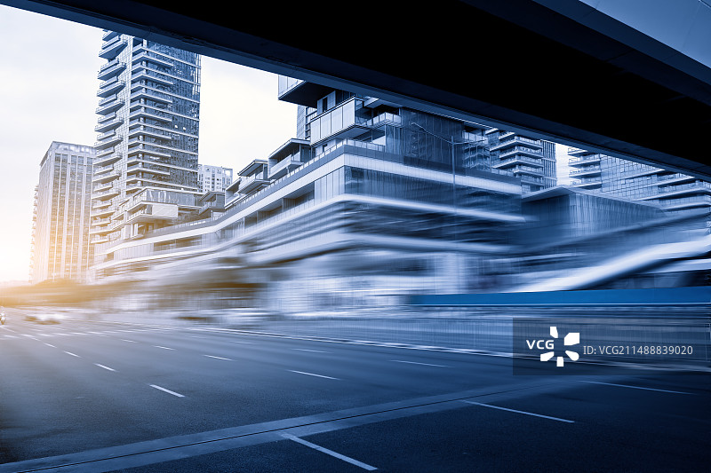 动态的城市景观图片素材