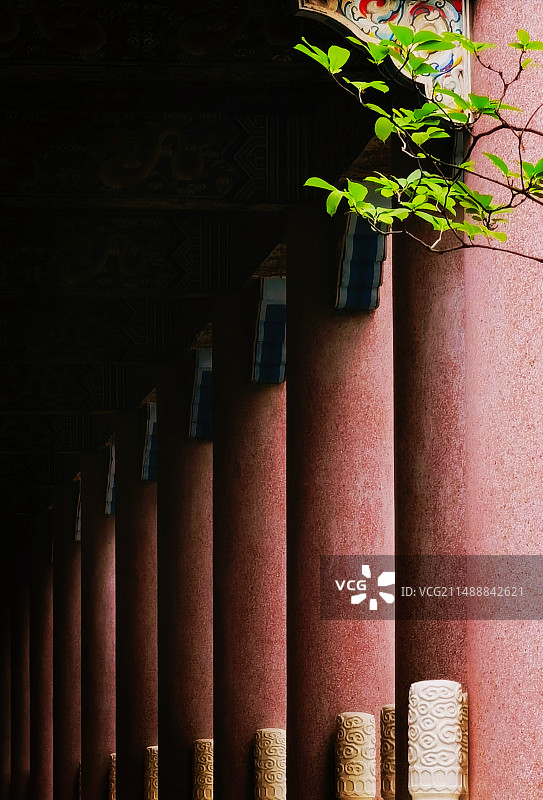 广州花都圆玄道观的建筑图片素材