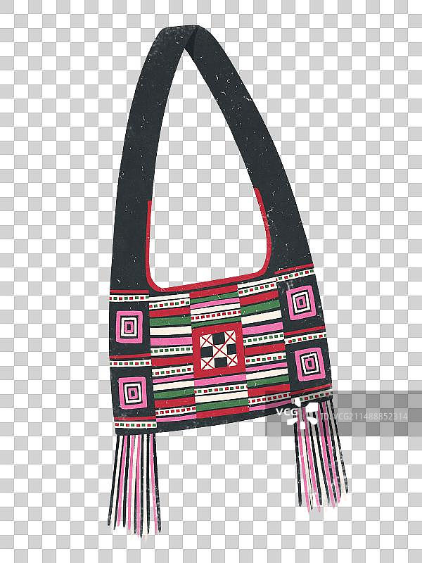 哈尼族特色挎包图片素材