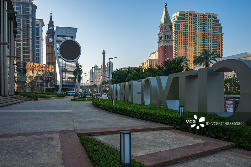 澳门新濠天地广场图片素材
