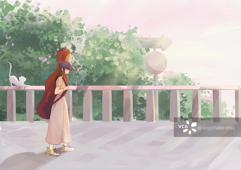 午后路上图片素材