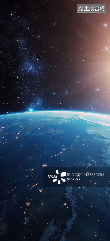 【AI数字艺术】太空背景图片素材