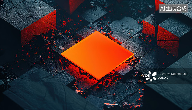 【AI数字艺术】正上方拍摄的笔记本电脑和桌上的纸图片素材