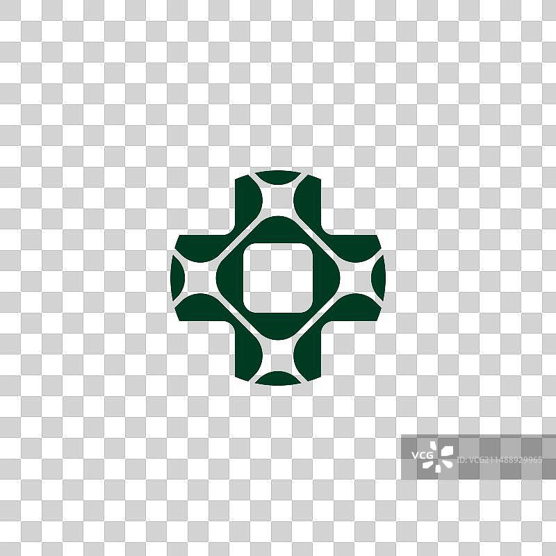 医疗闪耀星光符号标志图片素材