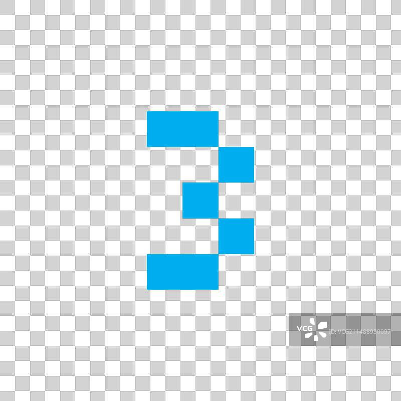 字母3C像素简约标志图片素材