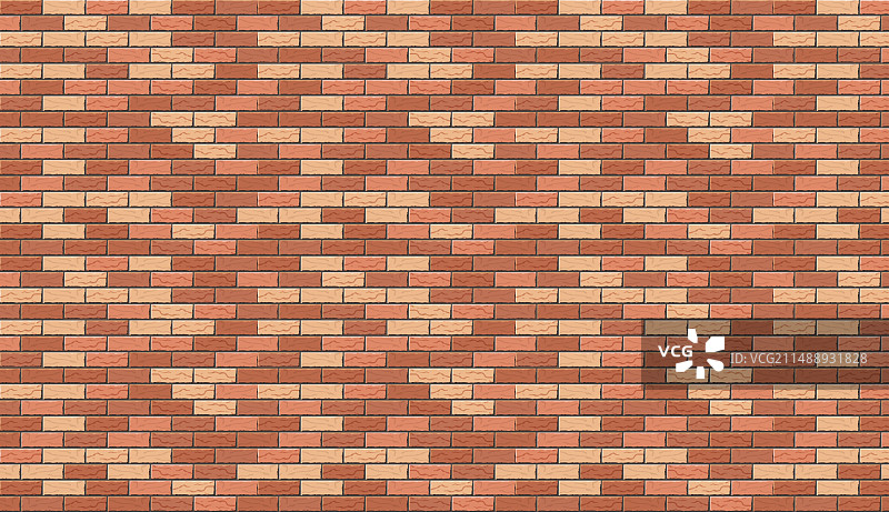 水平红色砖墙图案图片素材