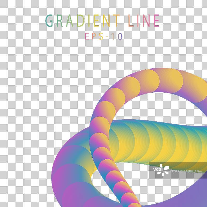 彩色渐变设计营造体积感图片素材