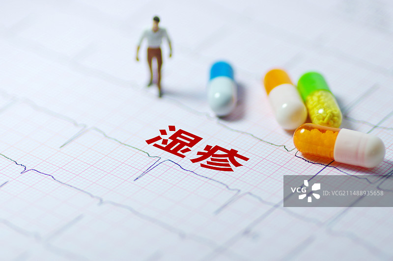 医疗及药物疾病概念 湿疹图片素材