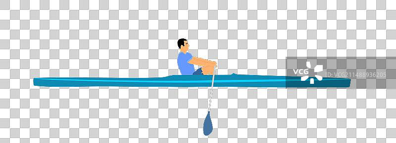 皮划艇运动男子图片素材