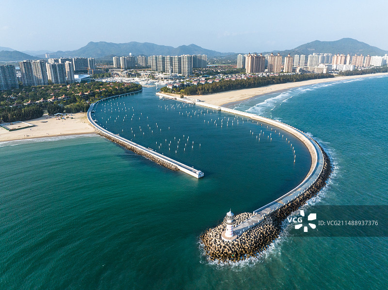 万宁神州半岛灯塔图片素材