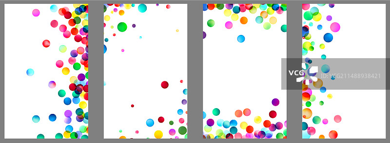 四重纸屑庆典图片素材