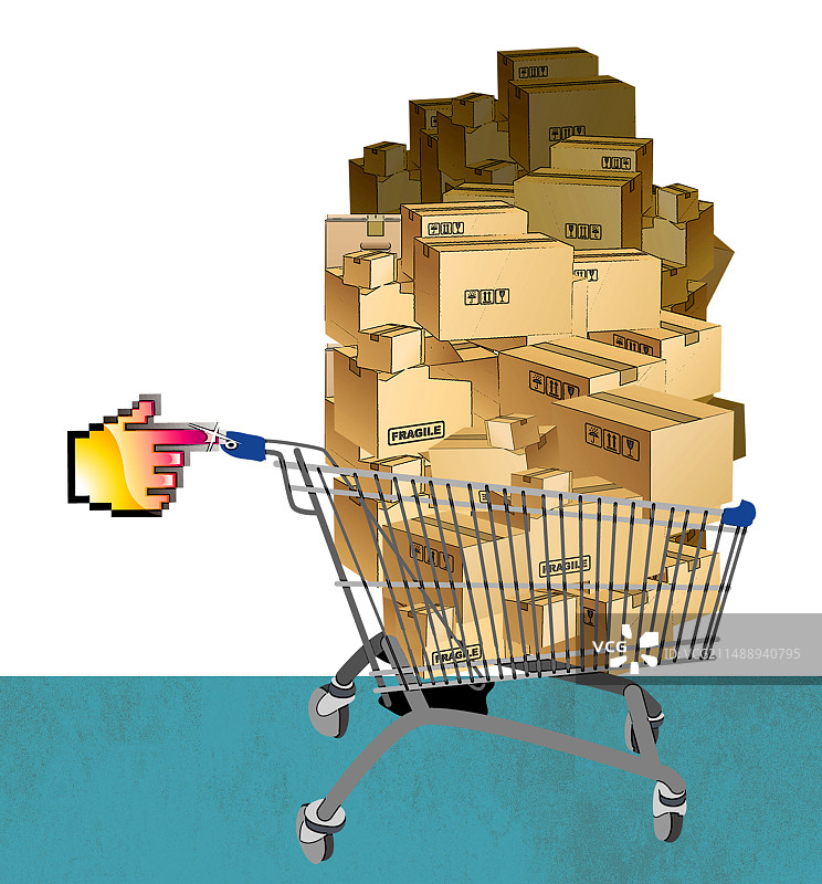 点击，网购，购物，消费，促销图片素材