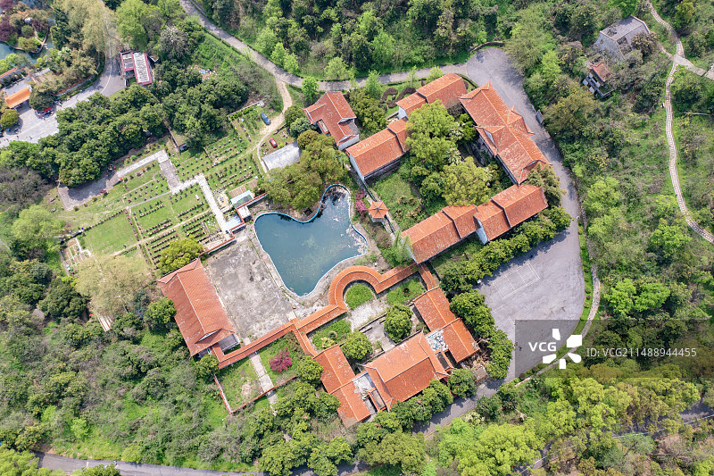 航拍湖南株洲石峰公园图片素材