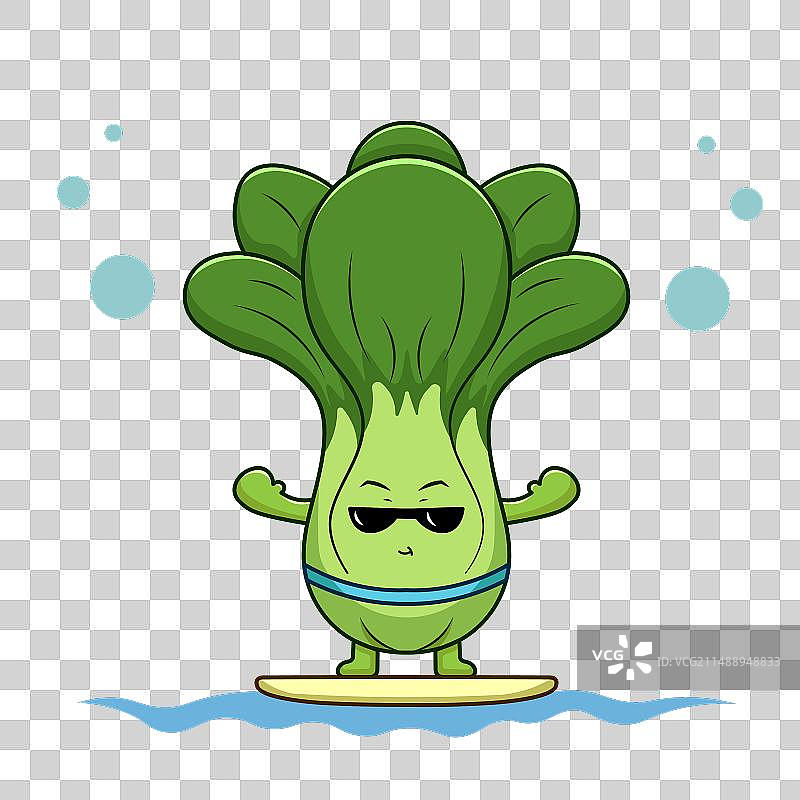 酷炫芥末绿冲浪墨镜人物图片素材