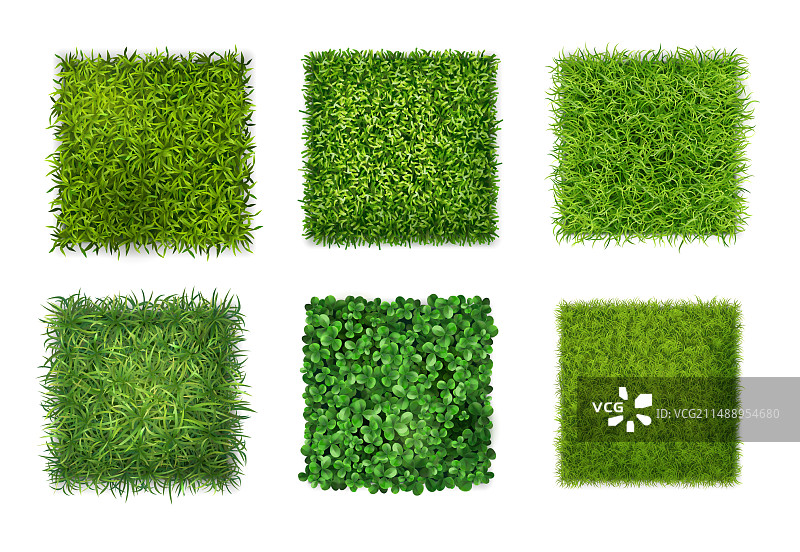 逼真的绿色草地素材图片素材