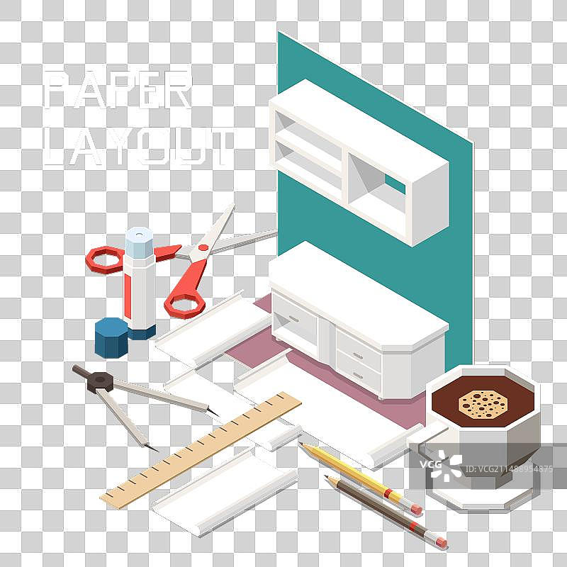家具生产2.5D组合图片素材