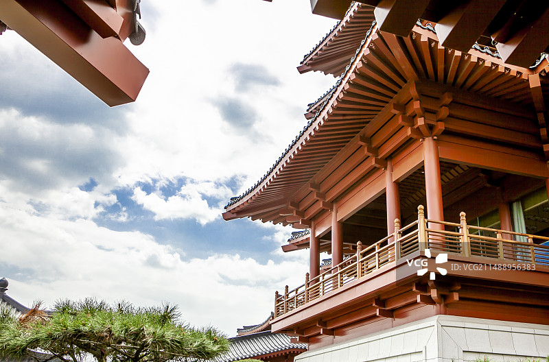 2024年成都世界园艺博览会，EXPO，世园会，园艺会，政府工程，散花楼，中式建筑，亭台楼额图片素材