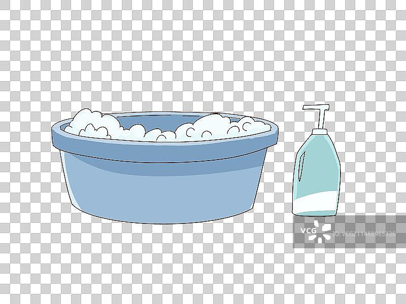水盆清洗剂泡沫图片素材