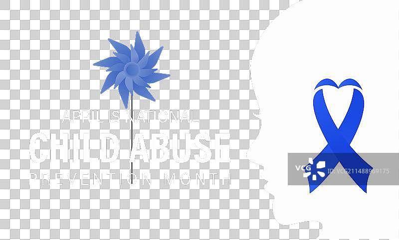 国家防止虐待儿童宣传月图片素材