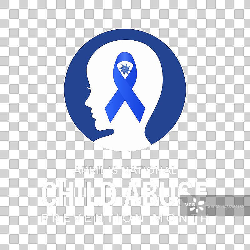 国家防止虐待儿童宣传月图片素材