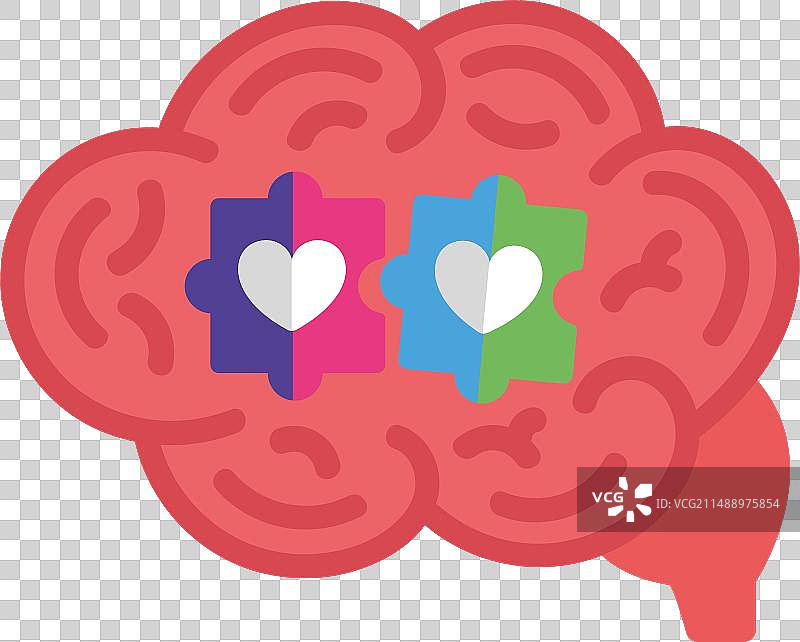 世界自闭症日大脑设计图片素材