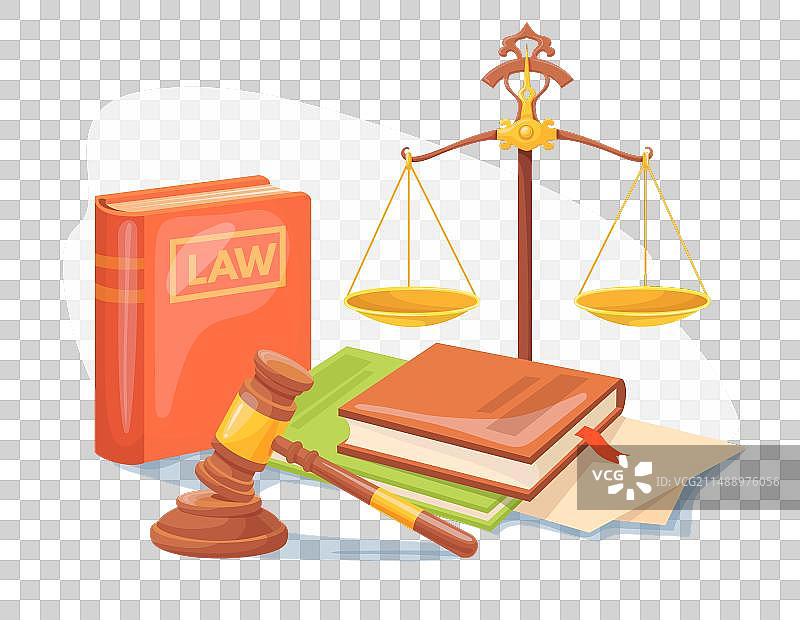 木制天平法律概念banner图片素材