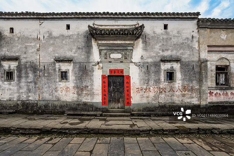 歙县坡山古民居图片素材