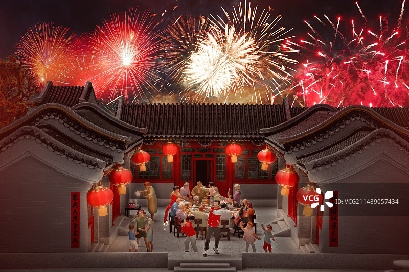 除夕夜 新年图片素材