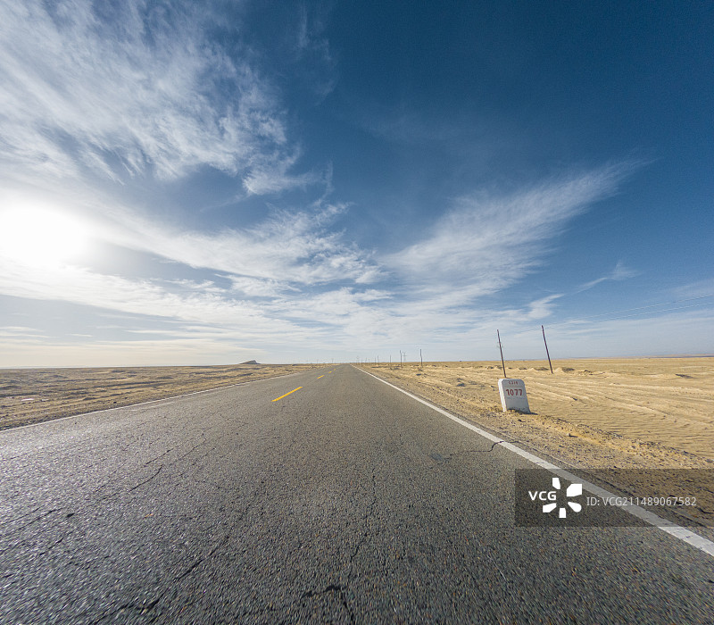 自然荒野区，汽车广告背景图，热门自驾公路，国道G219公路图片素材