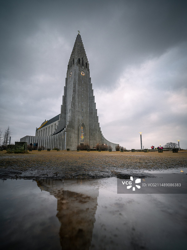 冰岛,雷克雅未克,哈尔格林姆教堂,Hallgrímskirkja图片素材