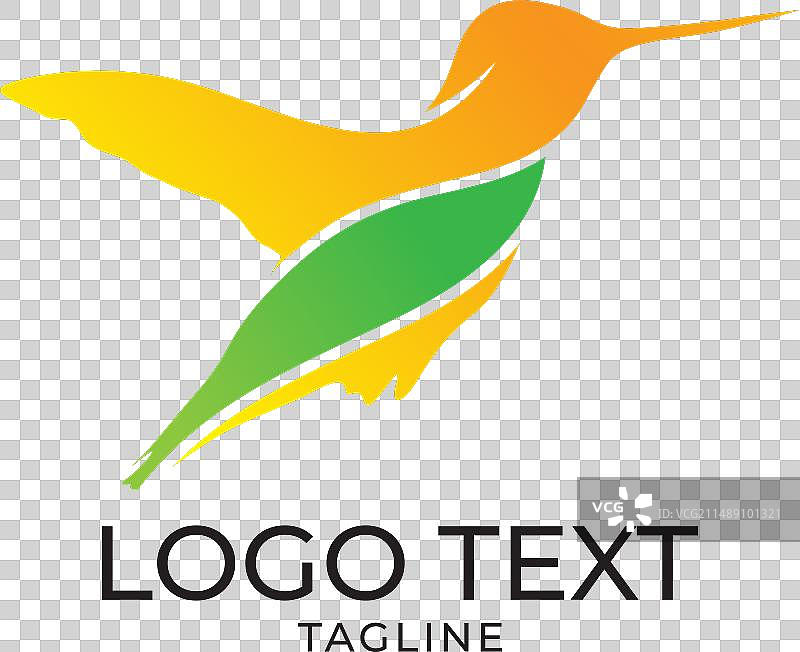 蜂鸟Logo设计图片素材