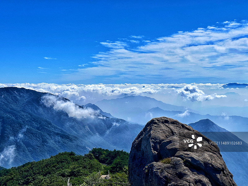 巍巍大别山图片素材