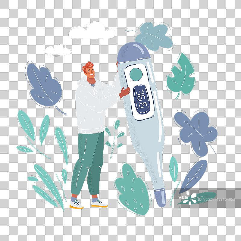 年轻男人躺在床上休息的特写图片素材