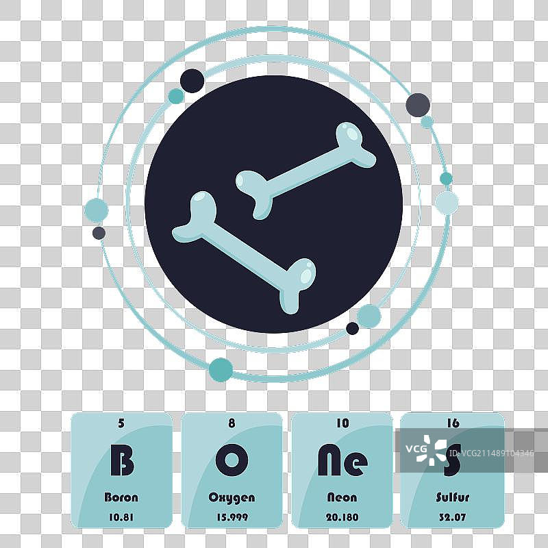骨骼科学设计图片素材