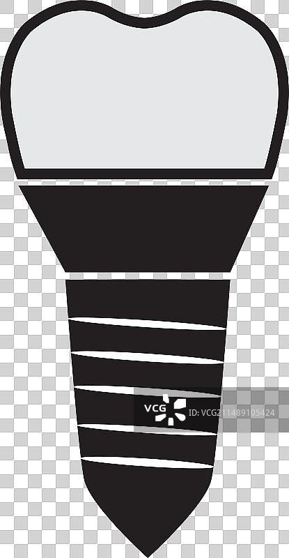 牙科种植体标志，口腔医学和牙科图片素材